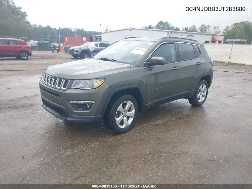 2018 Jeep Compass Latitude 4X4 VIN: 3C4NJDBB3JT283880 Lot: 40839169