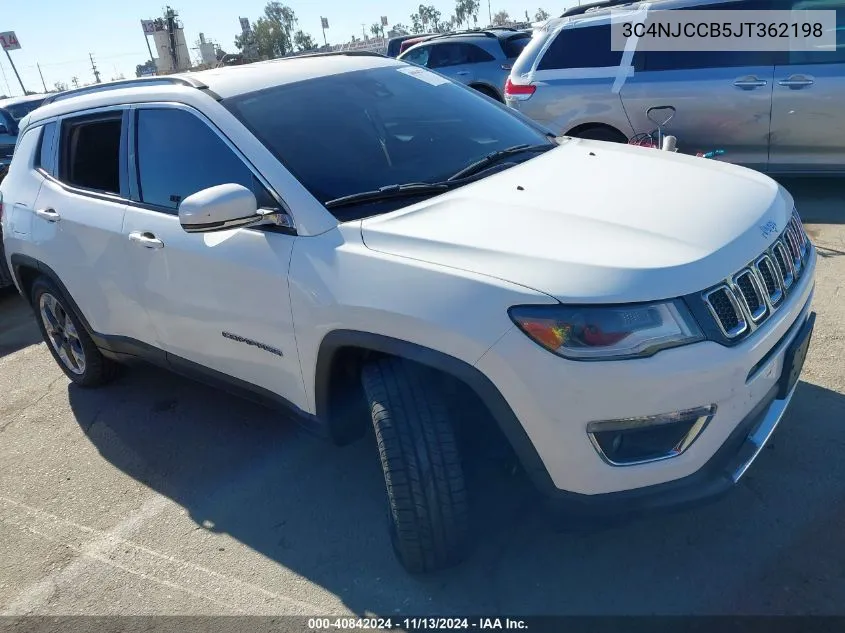 3C4NJCCB5JT362198 2018 Jeep Compass Limited Fwd