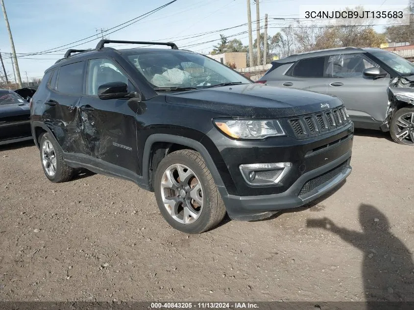 3C4NJDCB9JT135683 2018 Jeep Compass Limited 4X4