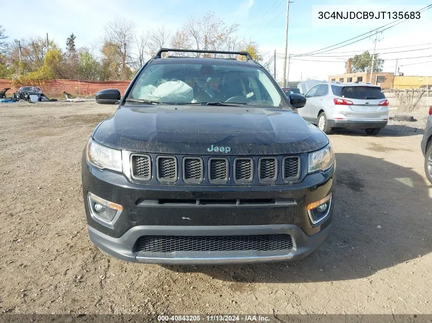 3C4NJDCB9JT135683 2018 Jeep Compass Limited 4X4