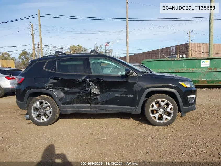 3C4NJDCB9JT135683 2018 Jeep Compass Limited 4X4