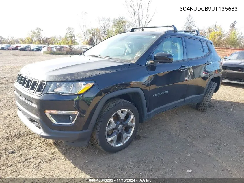 3C4NJDCB9JT135683 2018 Jeep Compass Limited 4X4