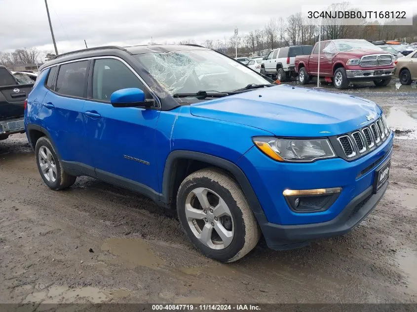 2018 Jeep Compass Latitude 4X4 VIN: 3C4NJDBB0JT168122 Lot: 40847719