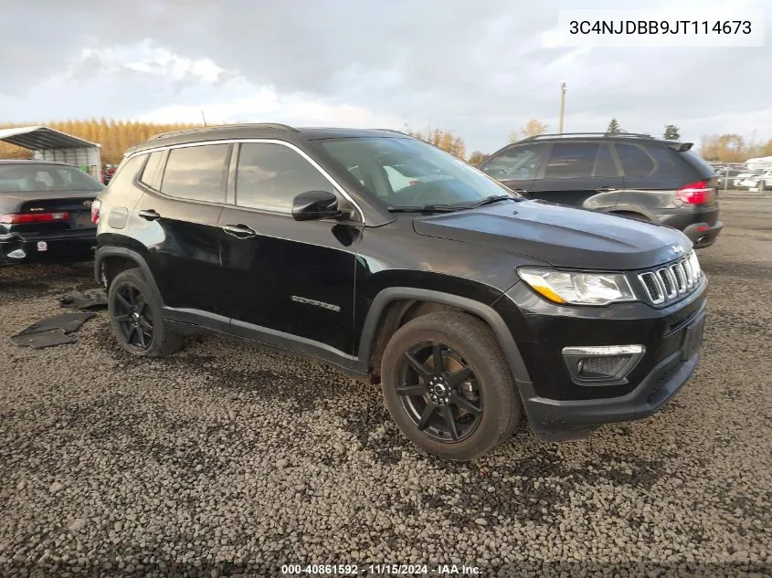 2018 Jeep Compass Latitude 4X4 VIN: 3C4NJDBB9JT114673 Lot: 40861592