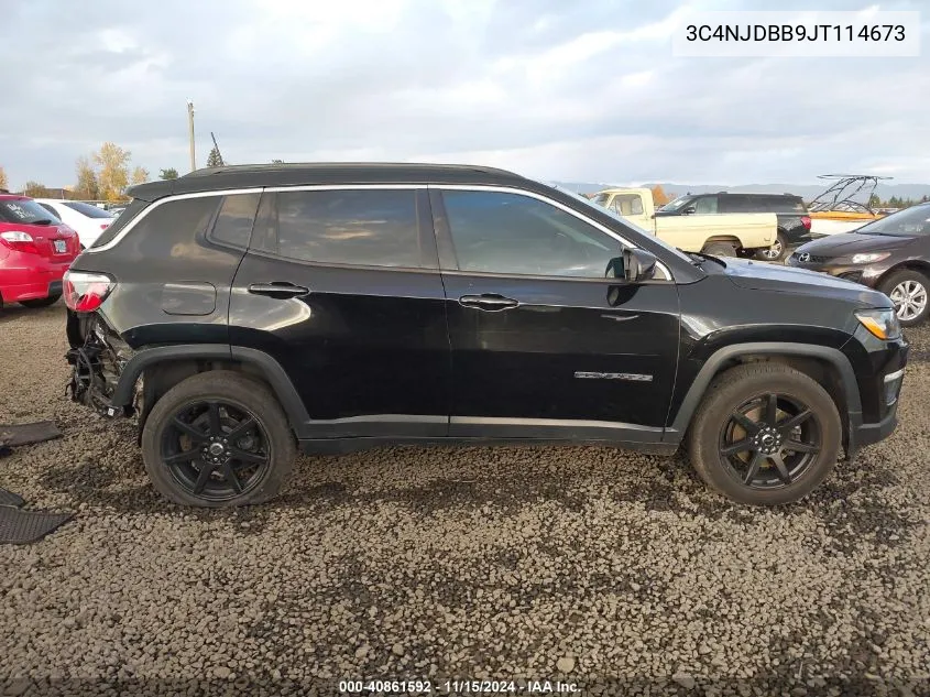 2018 Jeep Compass Latitude 4X4 VIN: 3C4NJDBB9JT114673 Lot: 40861592