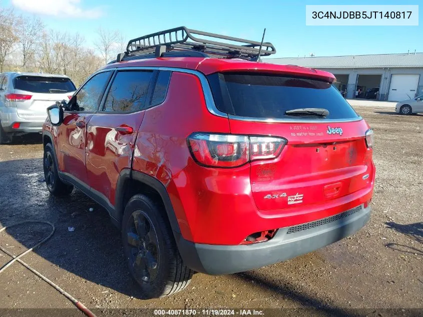 2018 Jeep Compass Latitude 4X4 VIN: 3C4NJDBB5JT140817 Lot: 40871870