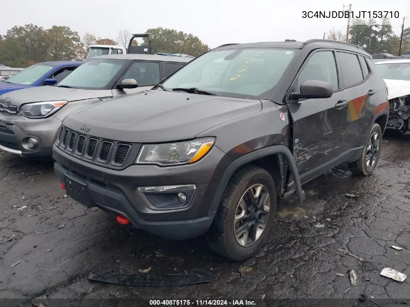 2018 Jeep Compass Trailhawk 4X4 VIN: 3C4NJDDB1JT153710 Lot: 40875175