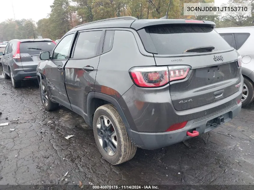 2018 Jeep Compass Trailhawk 4X4 VIN: 3C4NJDDB1JT153710 Lot: 40875175