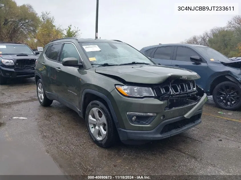 2018 Jeep Compass Latitude Fwd VIN: 3C4NJCBB9JT233611 Lot: 40890673