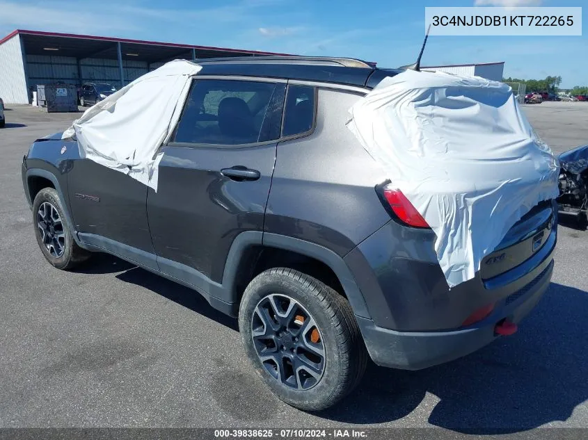 3C4NJDDB1KT722265 2019 Jeep Compass Trailhawk 4X4