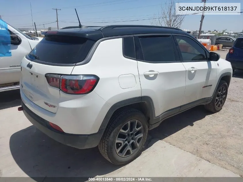 3C4NJDDB9KT618137 2019 Jeep Compass Trailhawk 4X4