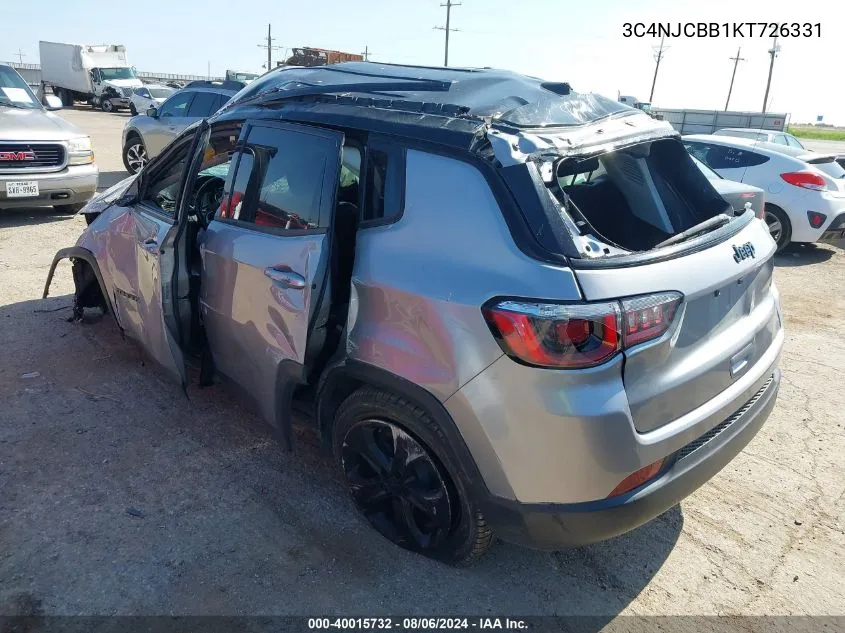 3C4NJCBB1KT726331 2019 Jeep Compass Altitude Fwd