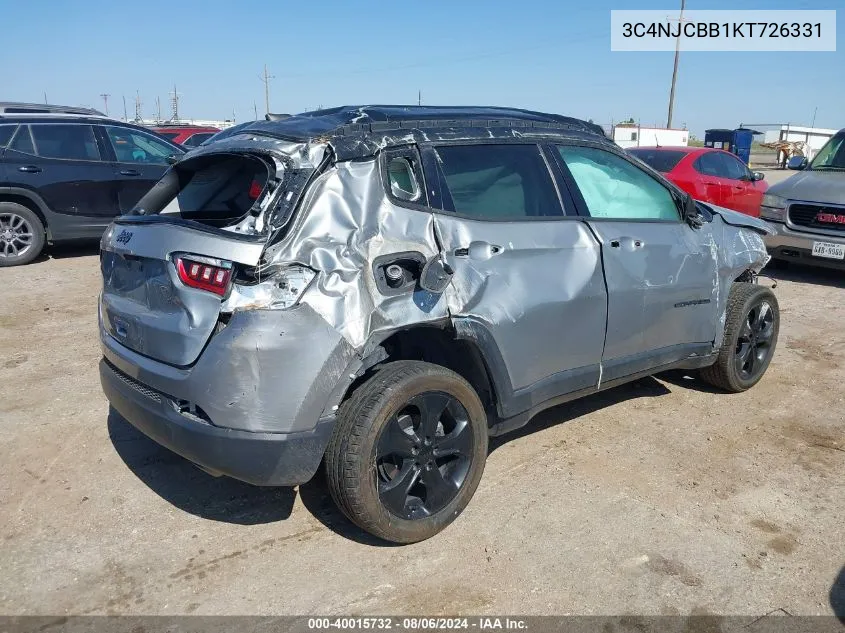 3C4NJCBB1KT726331 2019 Jeep Compass Altitude Fwd