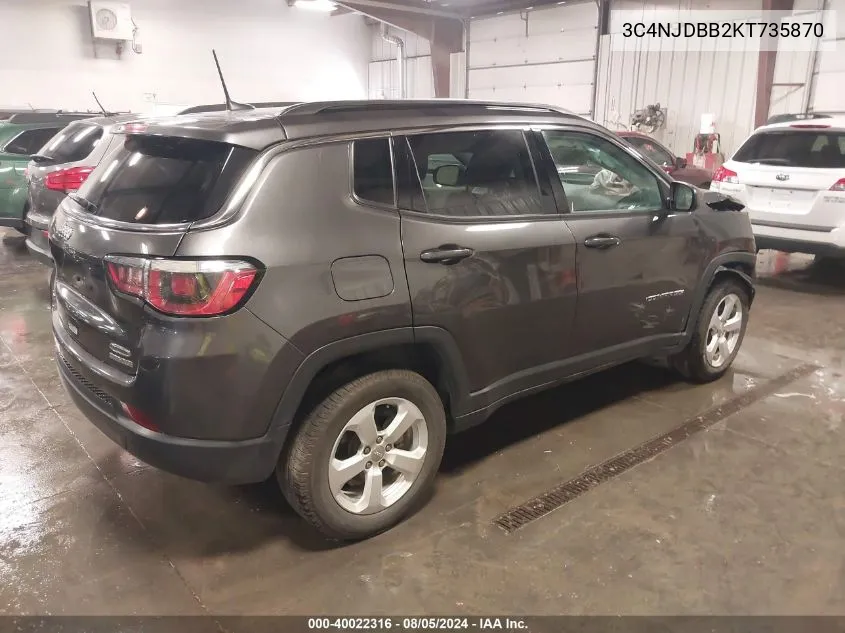 3C4NJDBB2KT735870 2019 Jeep Compass Latitude 4X4