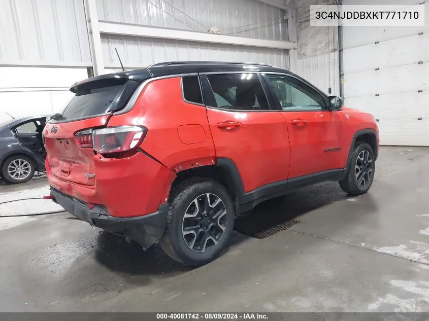 3C4NJDDBXKT771710 2019 Jeep Compass Trailhawk 4X4