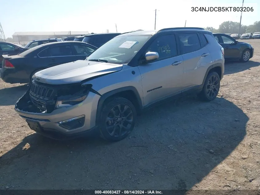 3C4NJDCB5KT803206 2019 Jeep Compass High Altitude 4X4