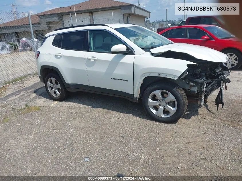 2019 Jeep Compass Latitude 4X4 VIN: 3C4NJDBB8KT630573 Lot: 40089373