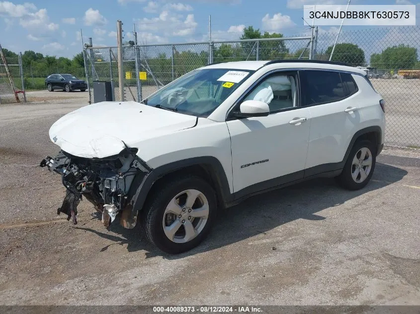 2019 Jeep Compass Latitude 4X4 VIN: 3C4NJDBB8KT630573 Lot: 40089373