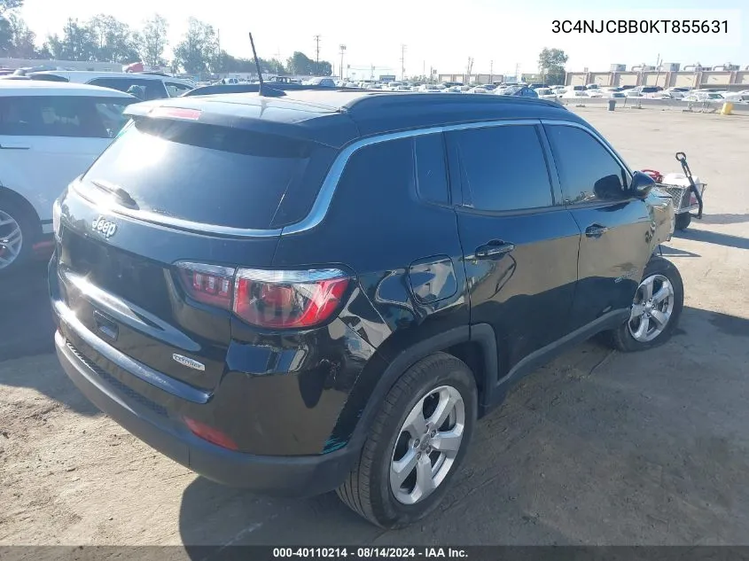 3C4NJCBB0KT855631 2019 Jeep Compass Latitude Fwd