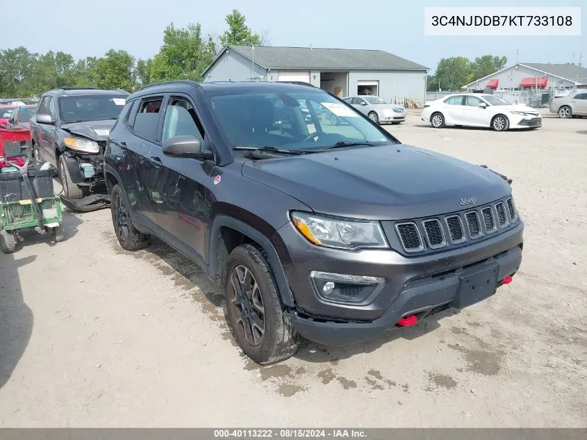 3C4NJDDB7KT733108 2019 Jeep Compass Trailhawk 4X4