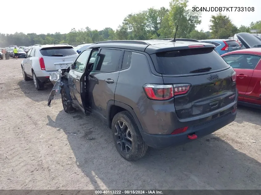 3C4NJDDB7KT733108 2019 Jeep Compass Trailhawk 4X4