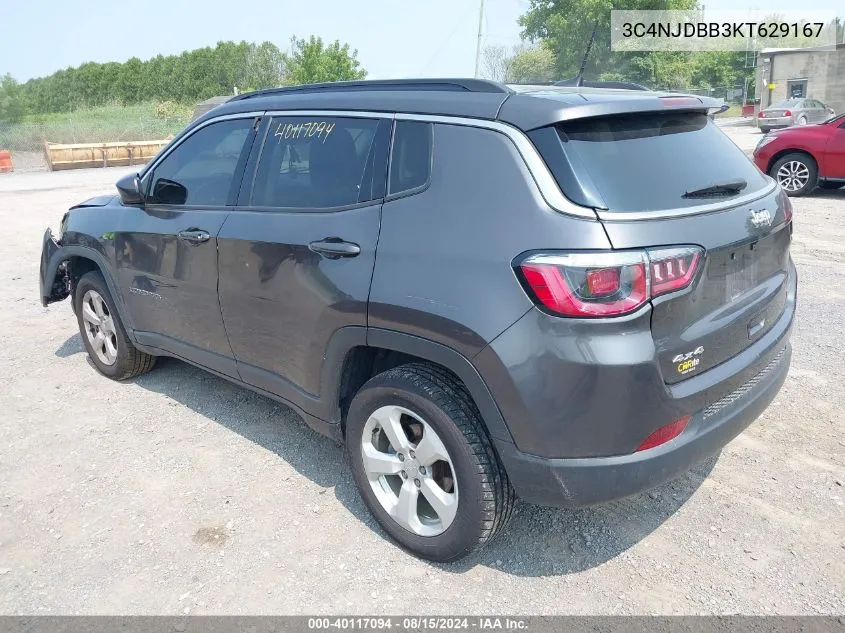 3C4NJDBB3KT629167 2019 Jeep Compass Latitude 4X4