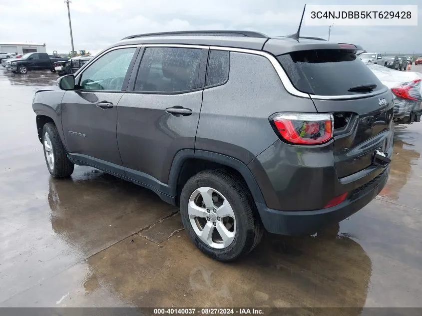 3C4NJDBB5KT629428 2019 Jeep Compass Latitude 4X4