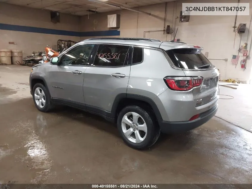 2019 Jeep Compass Latitude 4X4 VIN: 3C4NJDBB1KT847057 Lot: 40155581