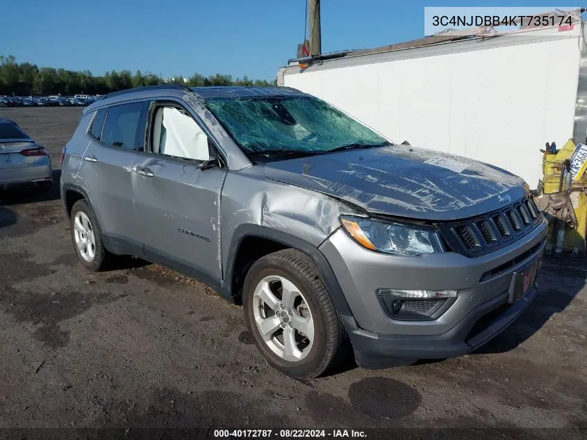 3C4NJDBB4KT735174 2019 Jeep Compass Latitude 4X4