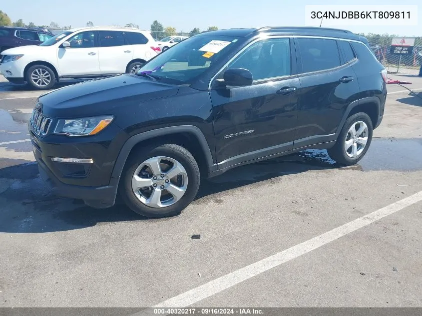 2019 Jeep Compass Latitude 4X4 VIN: 3C4NJDBB6KT809811 Lot: 40320217