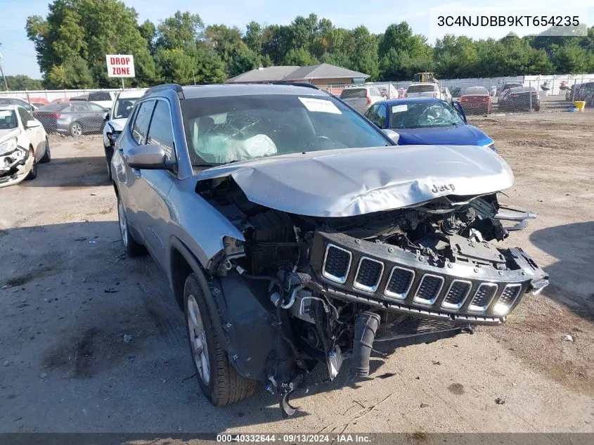 3C4NJDBB9KT654235 2019 Jeep Compass Latitude