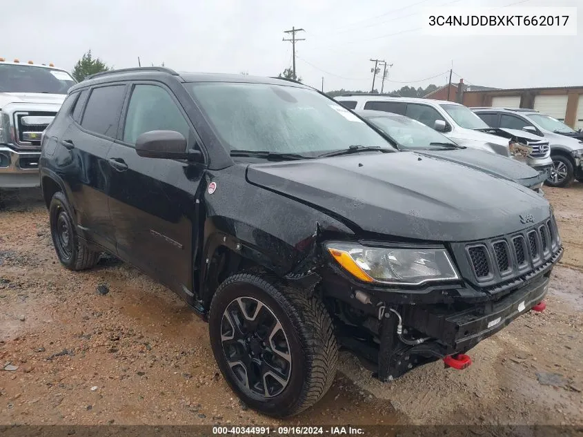 2019 Jeep Compass Trailhawk VIN: 3C4NJDDBXKT662017 Lot: 40344991