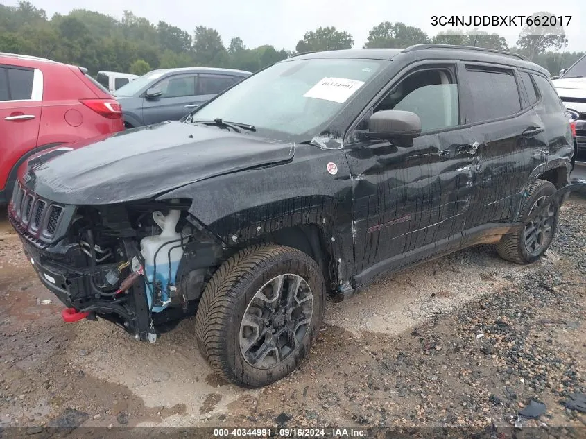 3C4NJDDBXKT662017 2019 Jeep Compass Trailhawk