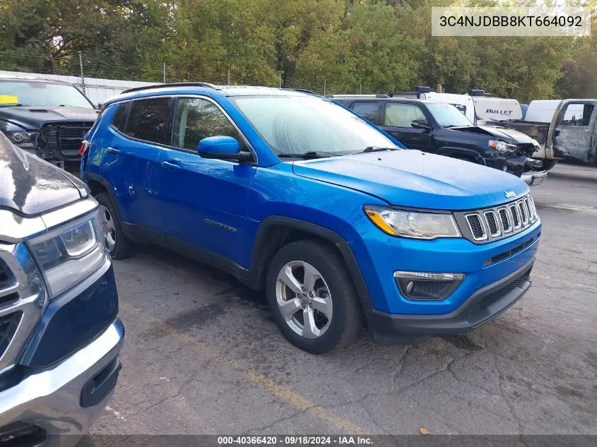 3C4NJDBB8KT664092 2019 Jeep Compass Latitude