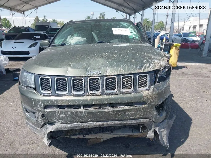 3C4NJDCB8KT689038 2019 Jeep Compass Limited