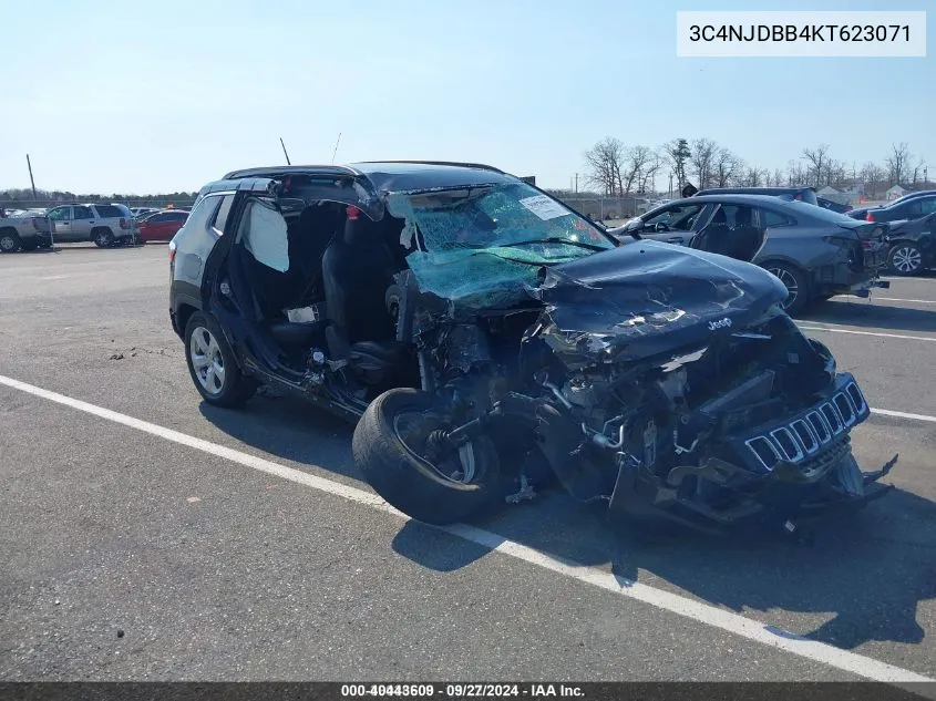 2019 Jeep Compass Latitude 4X4 VIN: 3C4NJDBB4KT623071 Lot: 40443609