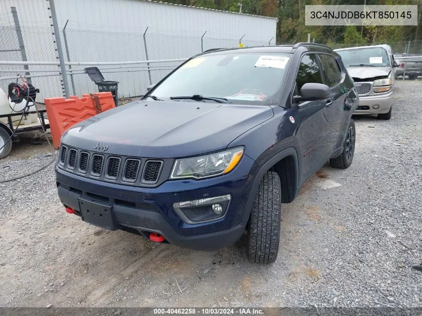 2019 Jeep Compass Trailhawk 4X4 VIN: 3C4NJDDB6KT850145 Lot: 40462258