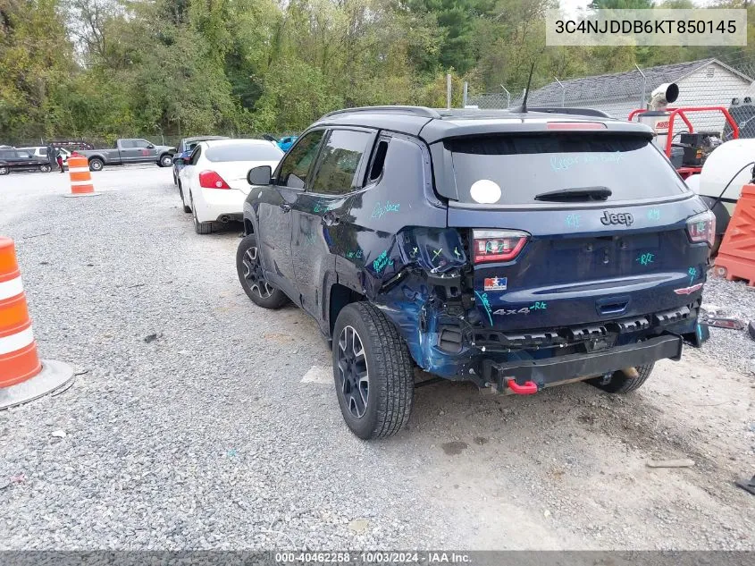 2019 Jeep Compass Trailhawk 4X4 VIN: 3C4NJDDB6KT850145 Lot: 40462258