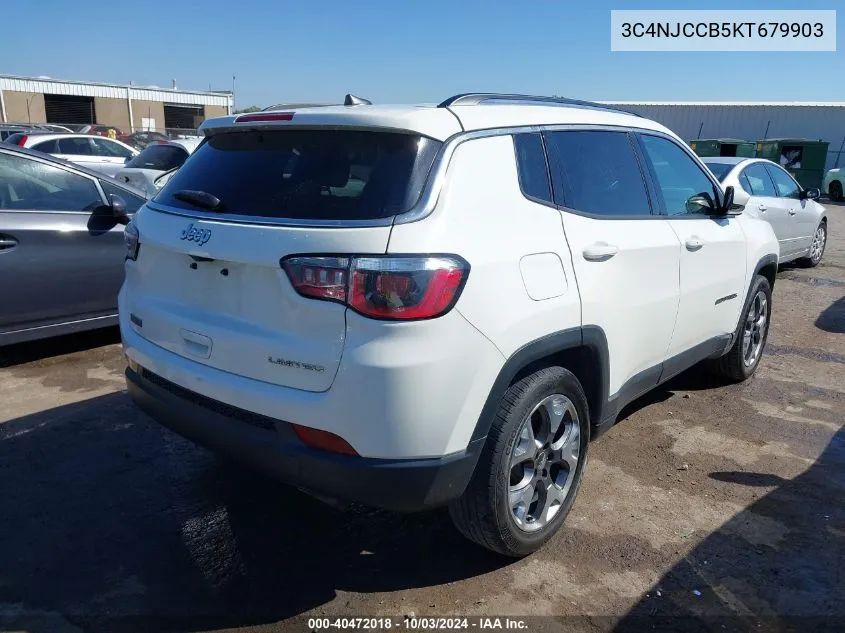 3C4NJCCB5KT679903 2019 Jeep Compass Limited Fwd