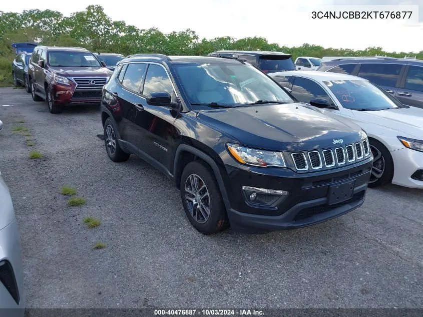 2019 Jeep Compass Sun And Wheel Fwd VIN: 3C4NJCBB2KT676877 Lot: 40476887