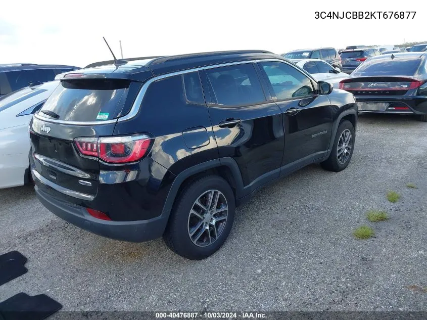 2019 Jeep Compass Sun And Wheel Fwd VIN: 3C4NJCBB2KT676877 Lot: 40476887