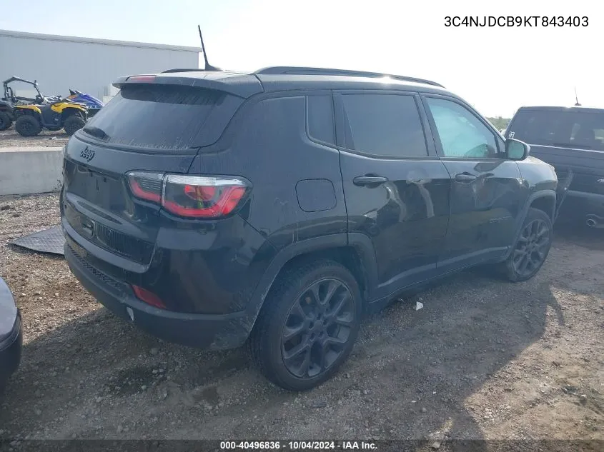 3C4NJDCB9KT843403 2019 Jeep Compass High Altitude 4X4