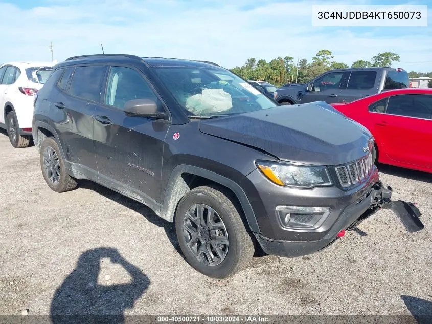 2019 Jeep Compass Trailhawk 4X4 VIN: 3C4NJDDB4KT650073 Lot: 40500721