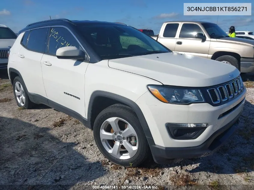 2019 Jeep Compass Latitude Fwd VIN: 3C4NJCBB1KT856271 Lot: 40547141