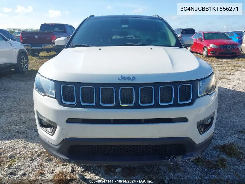 2019 Jeep Compass Latitude Fwd VIN: 3C4NJCBB1KT856271 Lot: 40547141