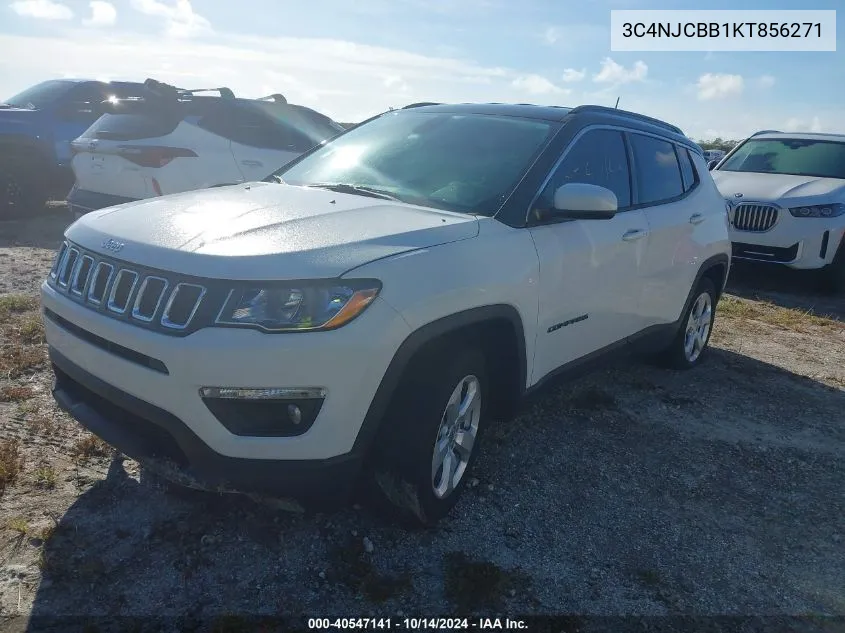 2019 Jeep Compass Latitude Fwd VIN: 3C4NJCBB1KT856271 Lot: 40547141