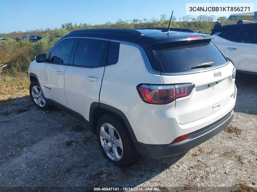 2019 Jeep Compass Latitude Fwd VIN: 3C4NJCBB1KT856271 Lot: 40547141