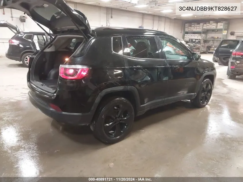 2019 Jeep Compass Altitude 4X4 VIN: 3C4NJDBB9KT828627 Lot: 40891721