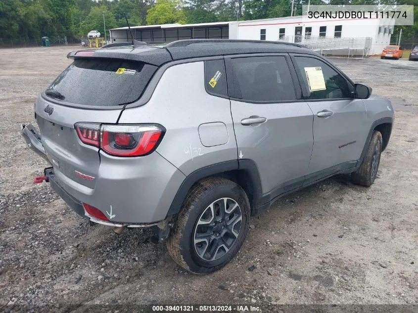 3C4NJDDB0LT111774 2020 Jeep Compass Trailhawk 4X4