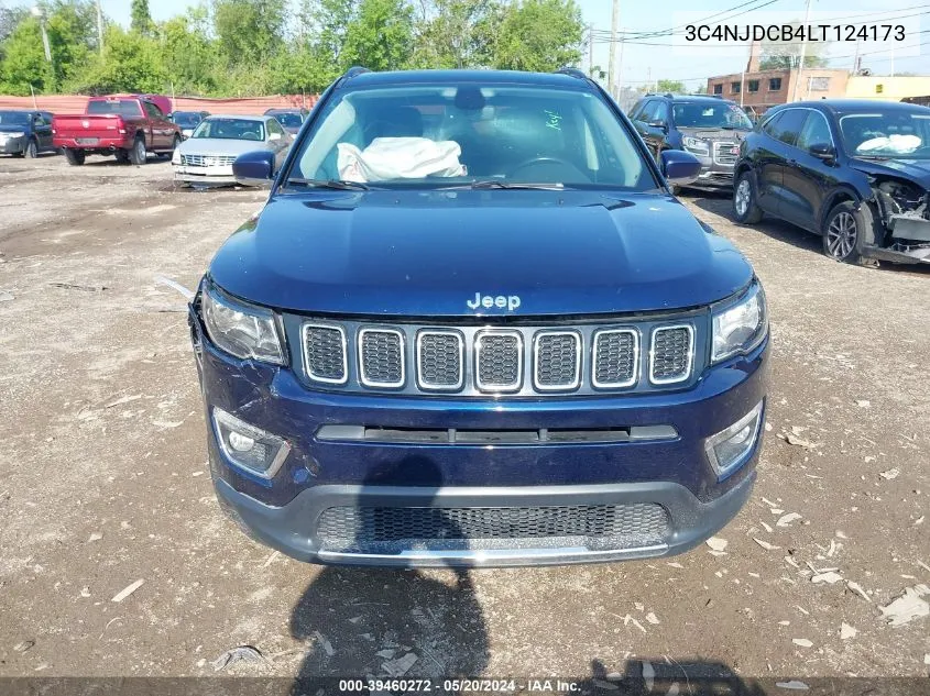 3C4NJDCB4LT124173 2020 Jeep Compass Limited 4X4